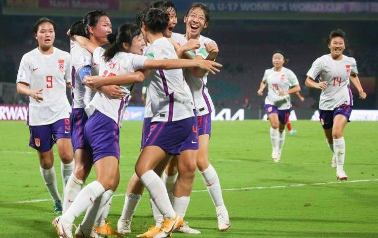 U17女足世界杯C组小组赛，中国4比0厄瓜多尔，小组第二进军淘汰赛